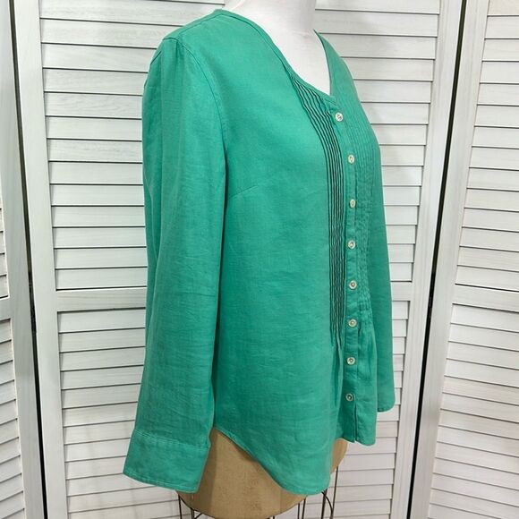 Jones New York Tunic Size Large 100% Linen NWOT - Picture 4 of 11
